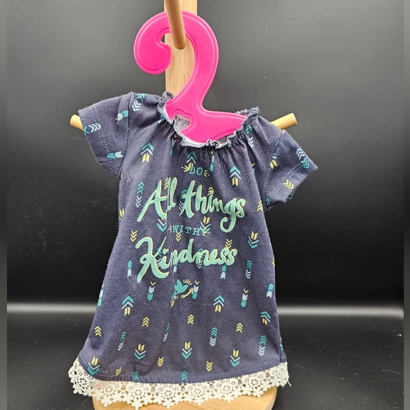 Dollie & Me "Do All Things With Kindness" Arrow Nightgown for 18" Dolls - Picture 1 of 2